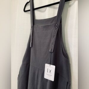 Women's Gray Romper Bibs